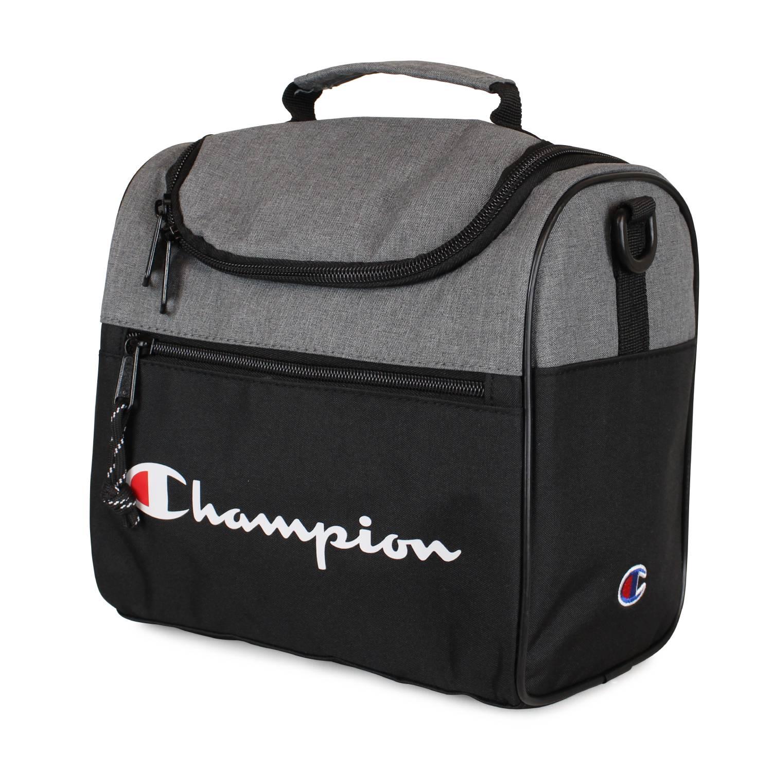 PACK CHAMPION BOLSO ATLANTA 45LTS + LONCHERA OXFORD GRIS - 5