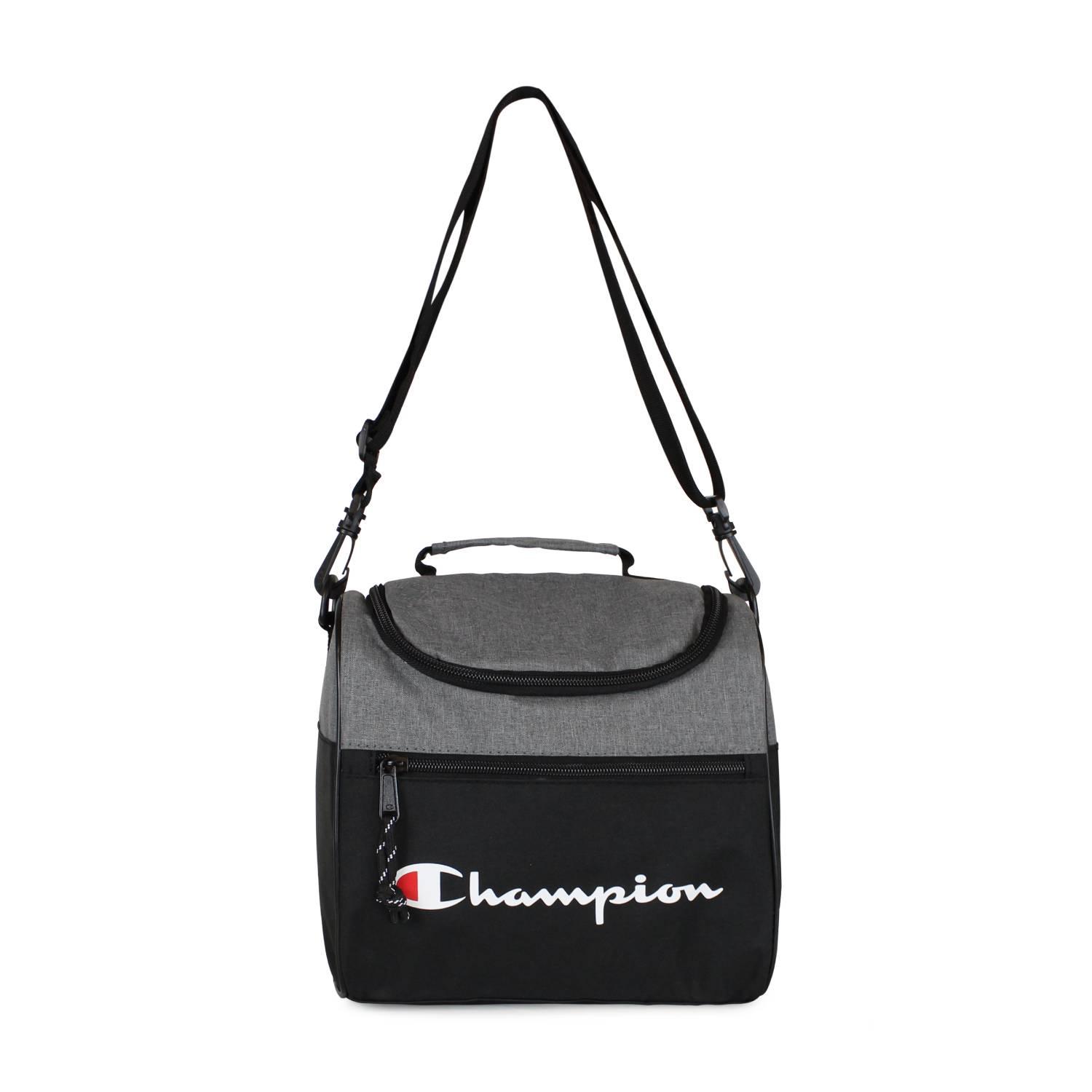 PACK CHAMPION BOLSO ATLANTA 45LTS + LONCHERA OXFORD GRIS - 6