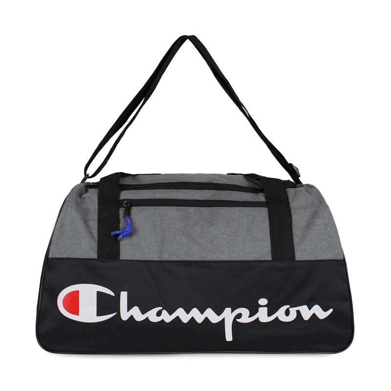 PACK CHAMPION 2 BOLSOS DEPORTIVO ATLANTA 45LT NEGRO Y GRIS - 6