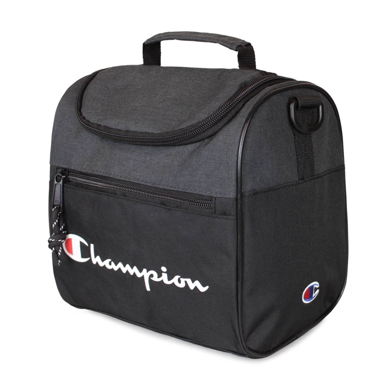 PACK CHAMPION BOLSO ATLANTA 45LTS + LONCHERA OXFORD NEGRA - 5