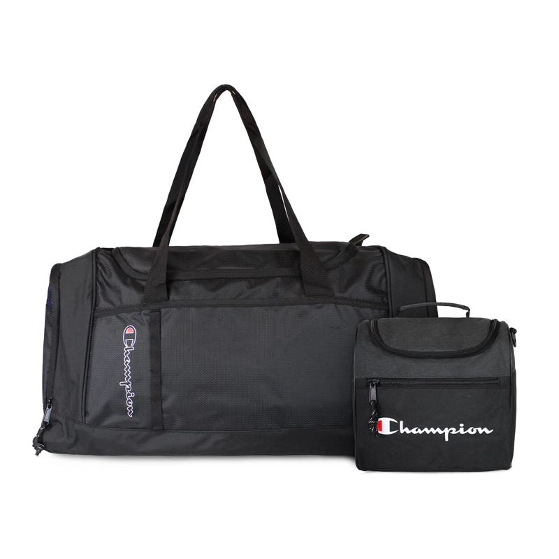 PACK CHAMPION BOLSO BROOKLYN + LONCHERA OXFORD NEGRA - 1