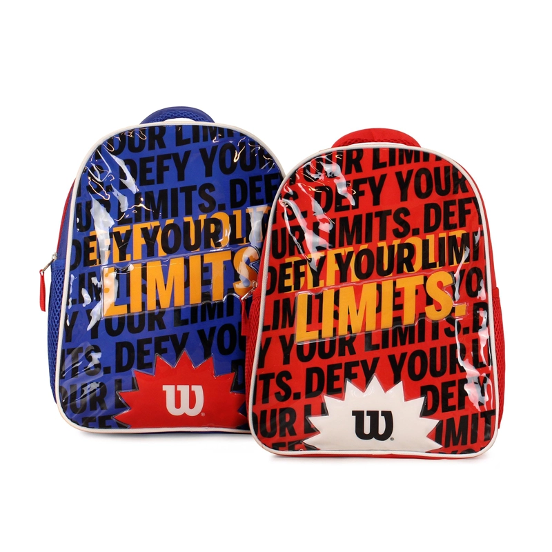 PACK WILSON 2 MOCHILAS INFANTIL LUCK ROJA Y AZUL - 1