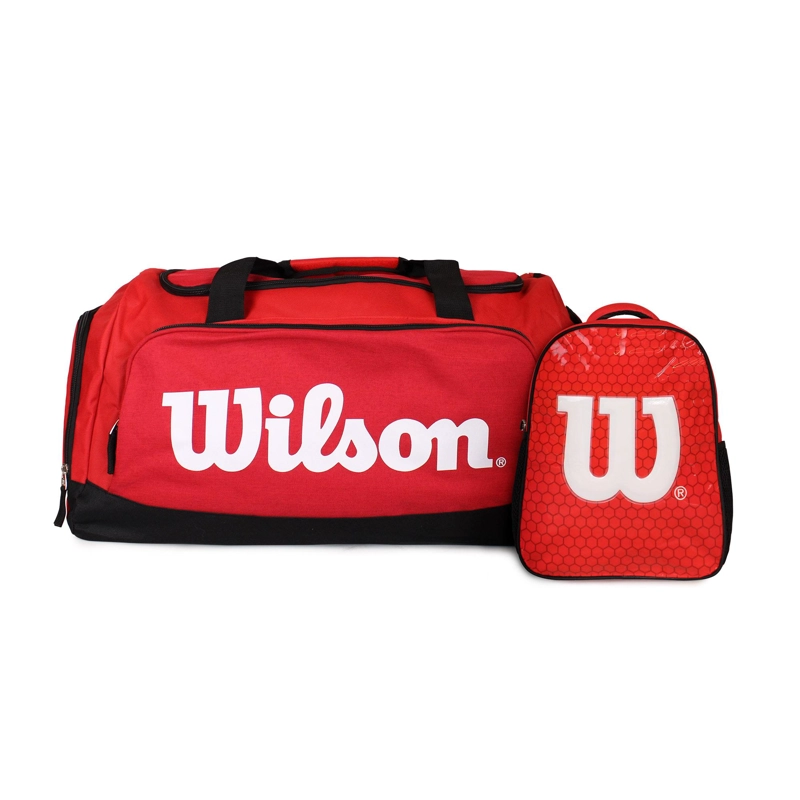 PACK WILSON BOLSO LUTON ROJO + MOCHILA SWEET INFANTIL ROJA - 1