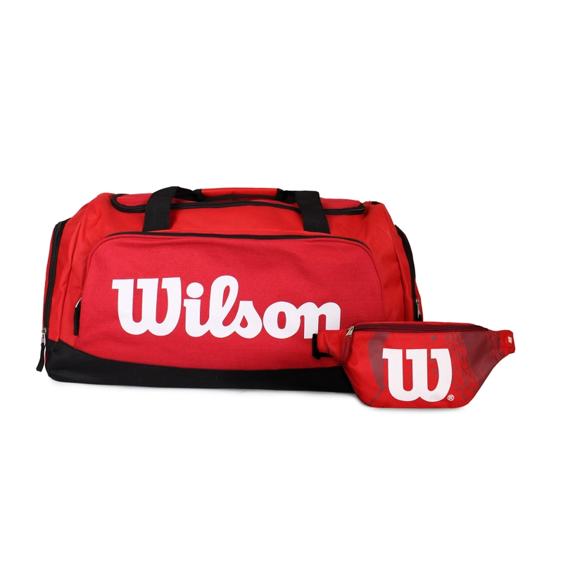 PACK WILSON BOLSO LUTON ROJO + BANANO OSLO ROJO - 1