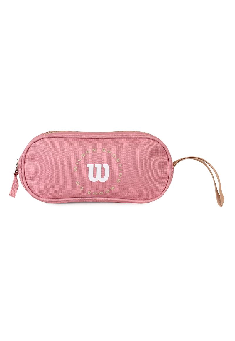 PACK WILSON MOCHILA ATOM VERDE + ESTUCHE CHARLOTTE ROSADO - 2