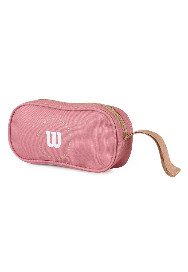PACK WILSON MOCHILA ATOM VERDE + ESTUCHE CHARLOTTE ROSADO - 3