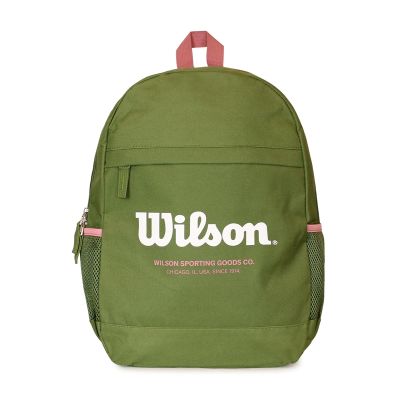 PACK WILSON MOCHILA ATOM VERDE + ESTUCHE CHARLOTTE ROSADO - 5