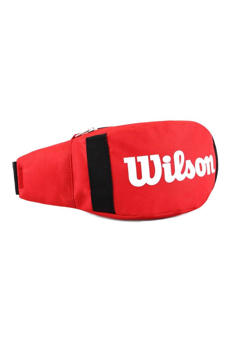 PACK WILSON MOCHILA INFANTIL LOGAN ROJO + BANANO OVAL ROJO - 3