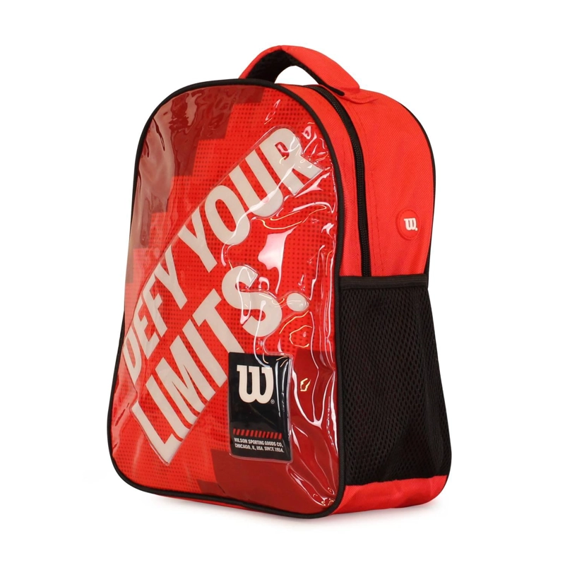 PACK WILSON 2 MOCHILAS INFANTIL LOGAN ROJA Y NEGRA - 6
