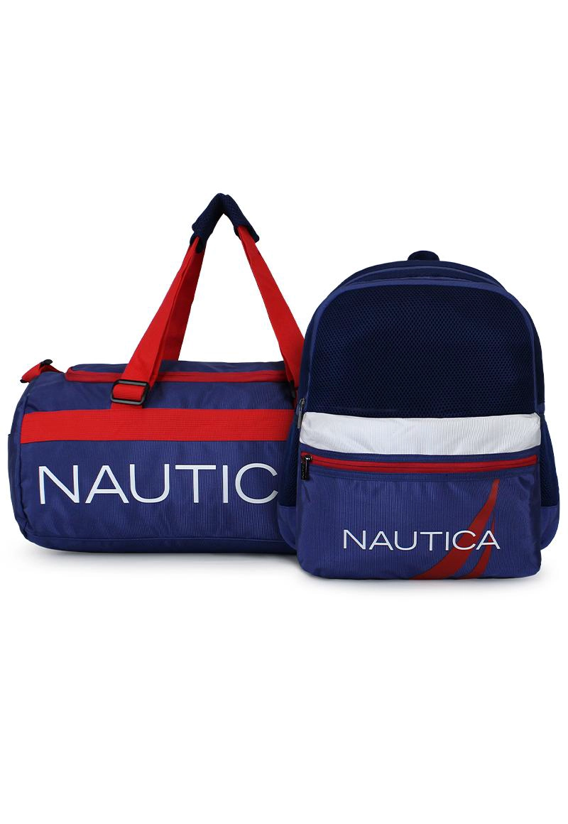 BOLSO VALAR + MOCHILA STARK AZUL NAUTICA - 1