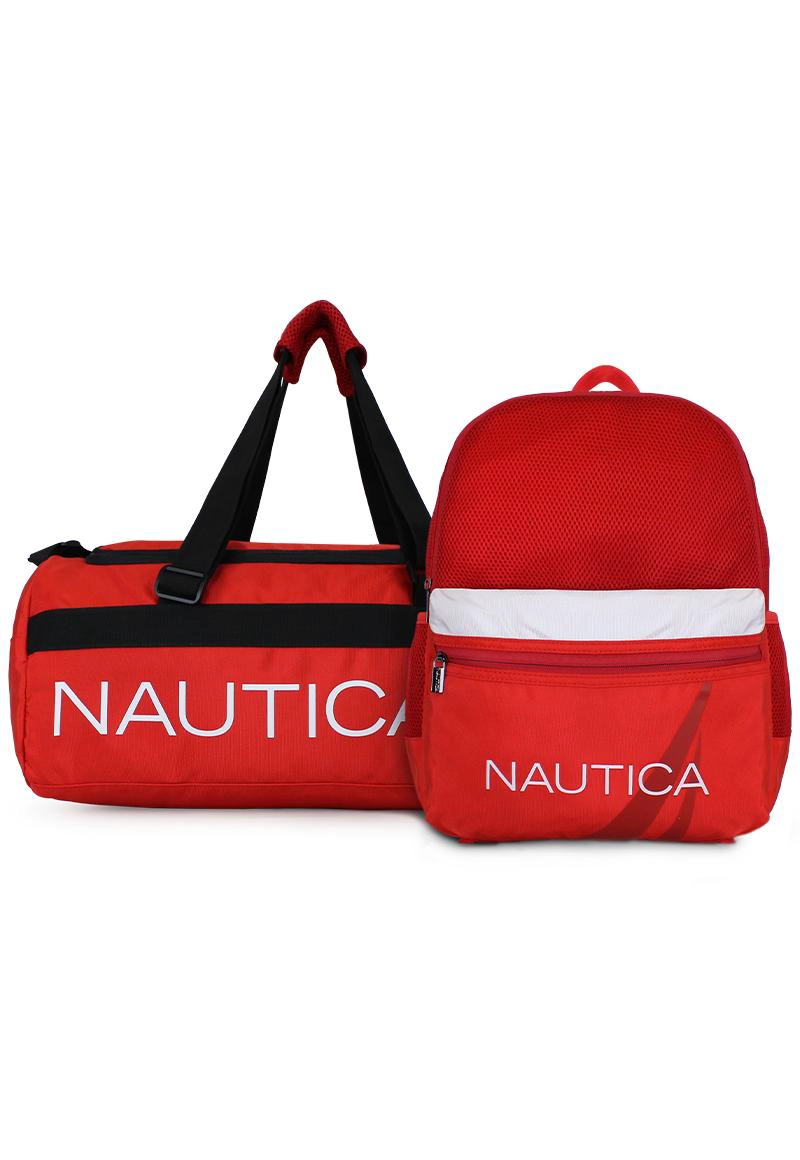 BOLSO VALAR + MOCHILA STARK ROJA NAUTICA - 1