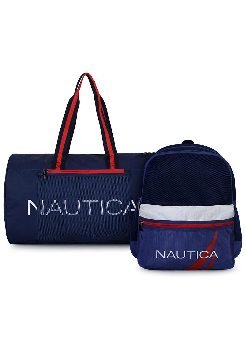 BOLSO ARIES + MOCHILA STARK AZUL NAUTICA - 1