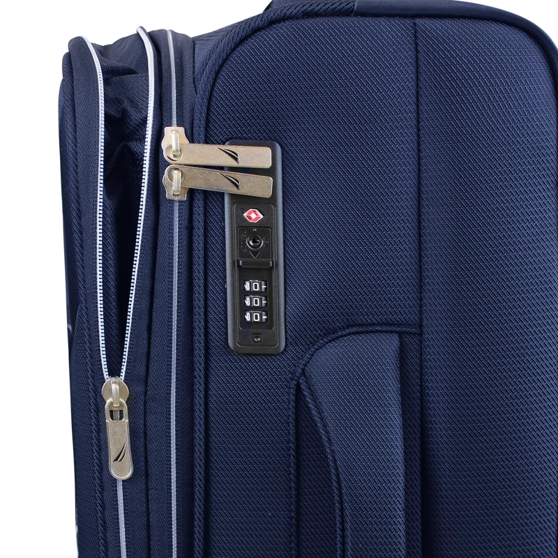 MALETA BLANDA DE TELA MEDIANA NAUTICA VALENCIA 20KG AZUL - 4