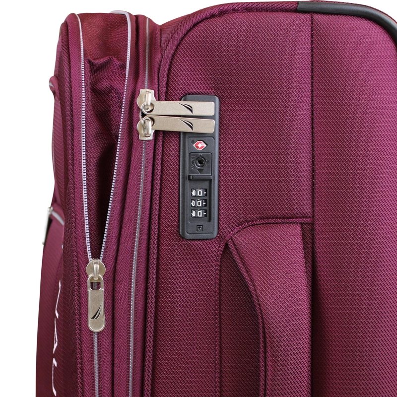 MALETA BLANDA  DE TELA GRANDE NAUTICA VALENCIA L 23KG BURDEO - 3