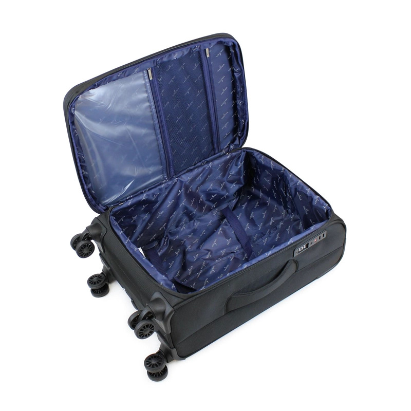 MALETA BLANDA DE TELA S DE CABINA NAUTICA MUNICH 10KG NEGRA - 2