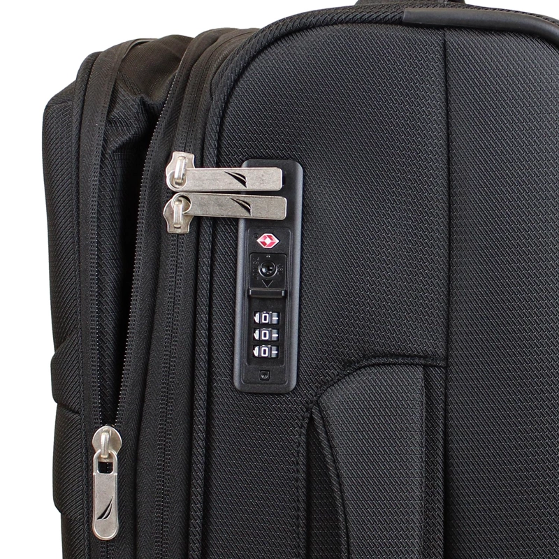 MALETA BLANDA DE TELA MEDIANA NAUTICA MUNICH 20KG NEGRA - 4