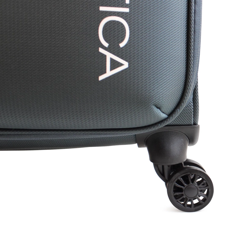 MALETA BLANDA DE TELA MEDIANA NAUTICA MUNICH 20KG GRIS - 5