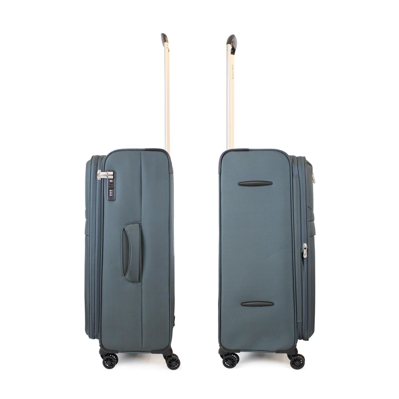 MALETA BLANDA DE TELA MEDIANA NAUTICA MUNICH 20KG GRIS - 7