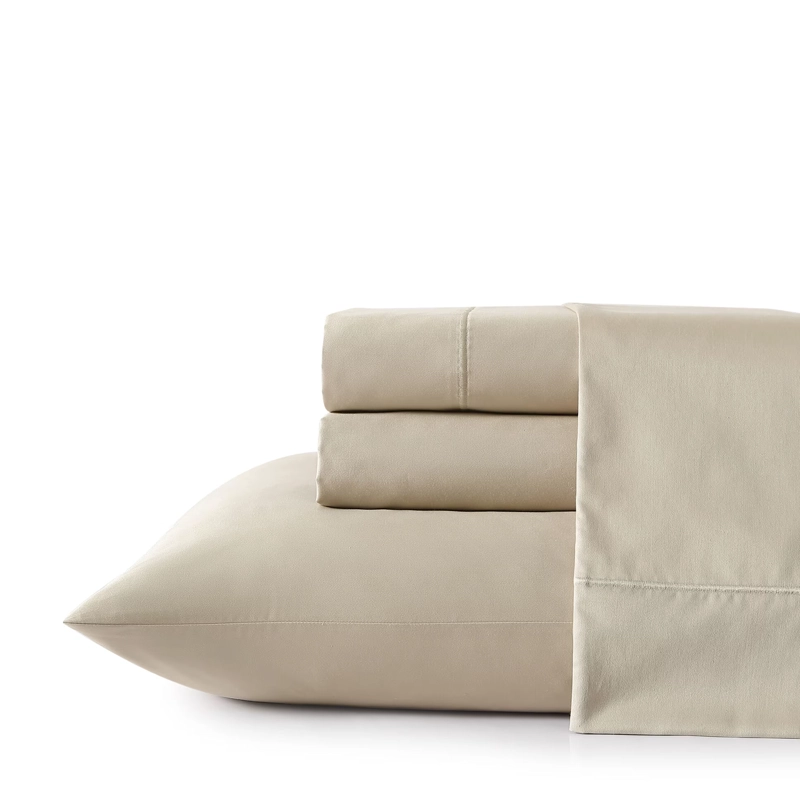 JUEGO DE SABANAS NAUTICA 4 PIEZAS MICROFIBRA KING BEIGE - 1