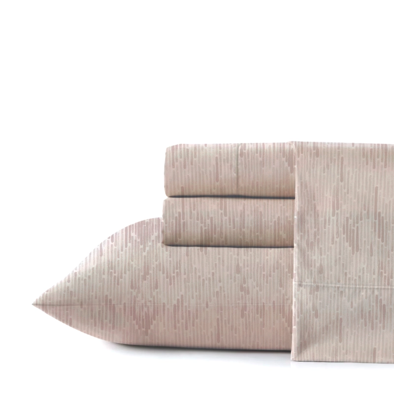 JUEGO DE SABANAS NAUTICA 4 PIEZAS MICROFIBRA KING TONOS BEIGE - 1