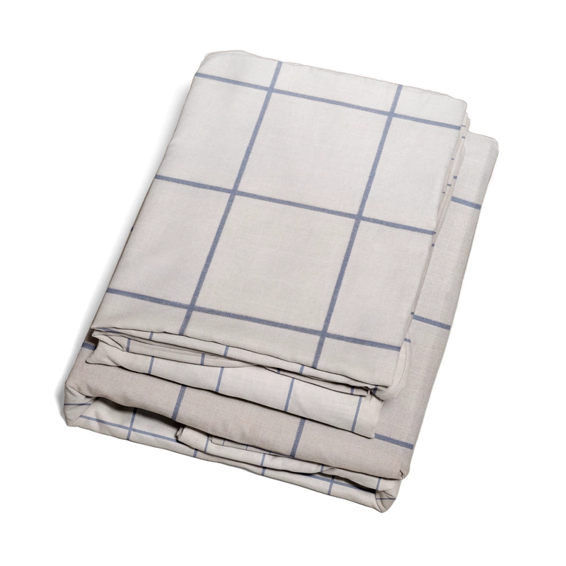 JUEGO DE SABANAS NAUTICA 4 PIEZAS MICROFIBRA 2 PLAZAS DISEÑO A CUADROS BLANCO - 5