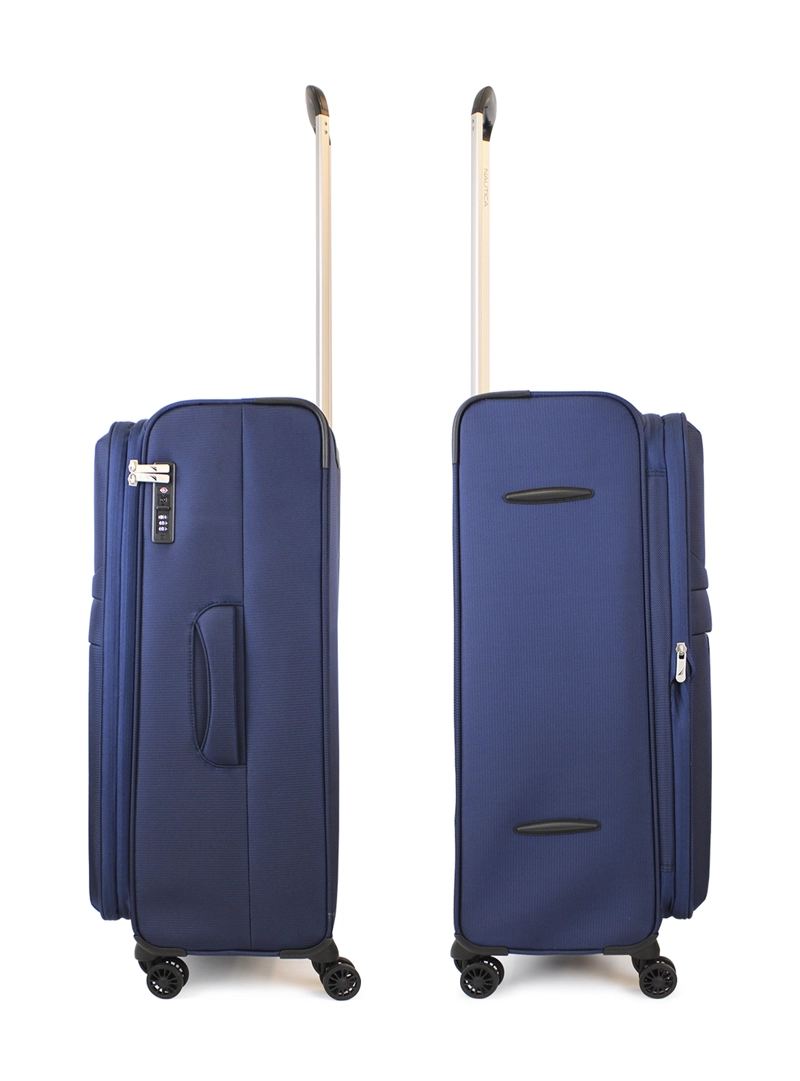 SET DE 3 MALETAS BLANDAS DE TELA S+M+L NAUTICA MUNICH AZUL - 7