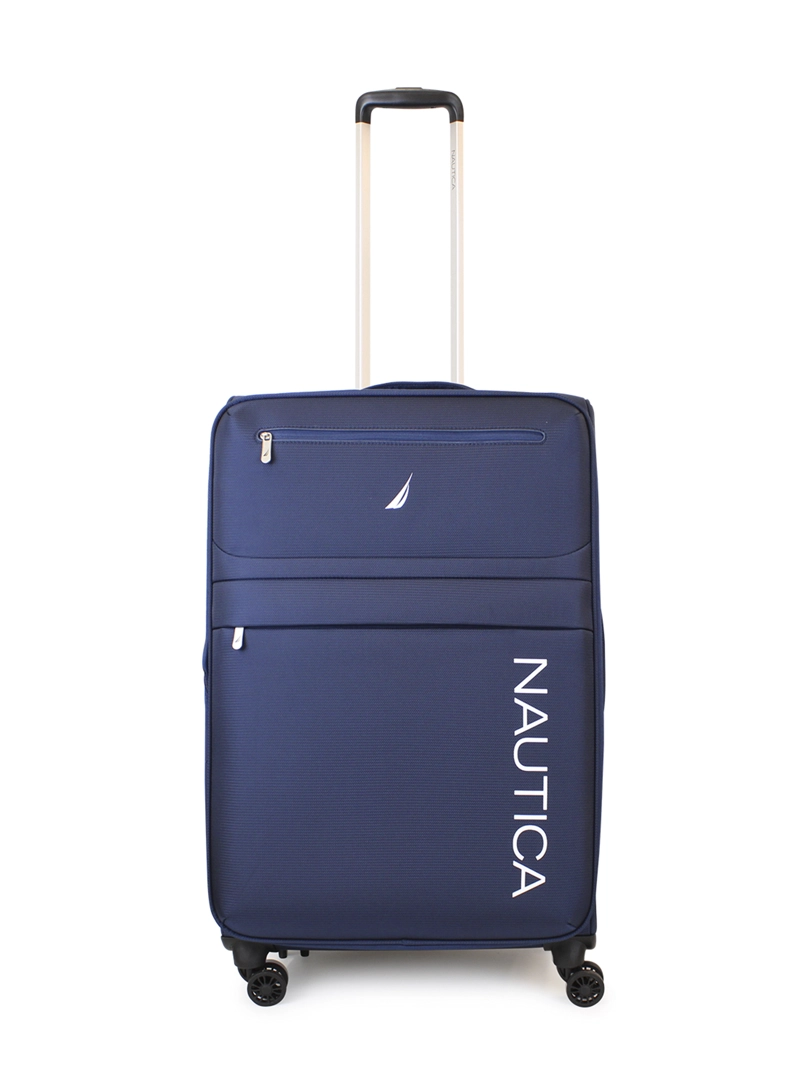SET DE 3 MALETAS BLANDAS DE TELA S+M+L NAUTICA MUNICH AZUL - 8