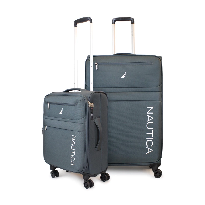 PACK 2 MALETAS BLANDAS DE TELA S+L NAUTICA MUNICH 10K Y 23K GRIS - 1