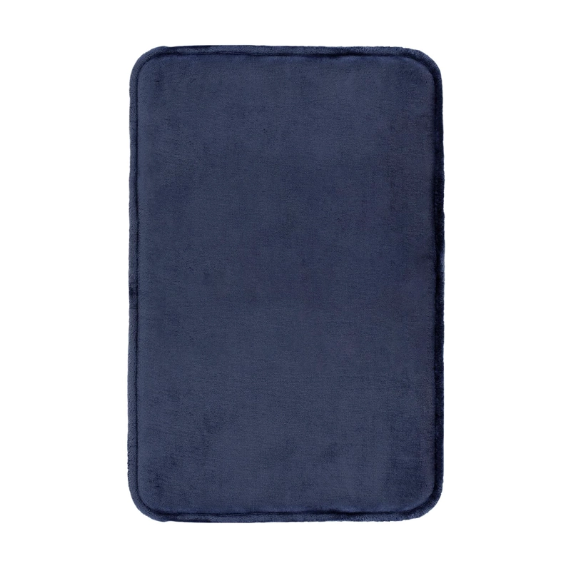 ALFOMBRA DE BAÑO NAUTICA FLANNEL 40X60CM ANTIDESLIZANTE AZUL MARINO - 6