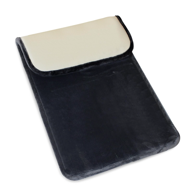 ALFOMBRA DE BAÑO NAUTICA FLANNEL 50X80CM ABSORBENTE GRIS OSCURO - 3