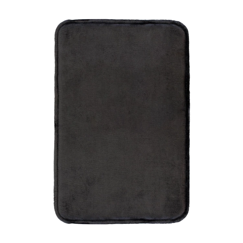 ALFOMBRA DE BAÑO NAUTICA FLANNEL 50X80CM ABSORBENTE GRIS OSCURO - 6