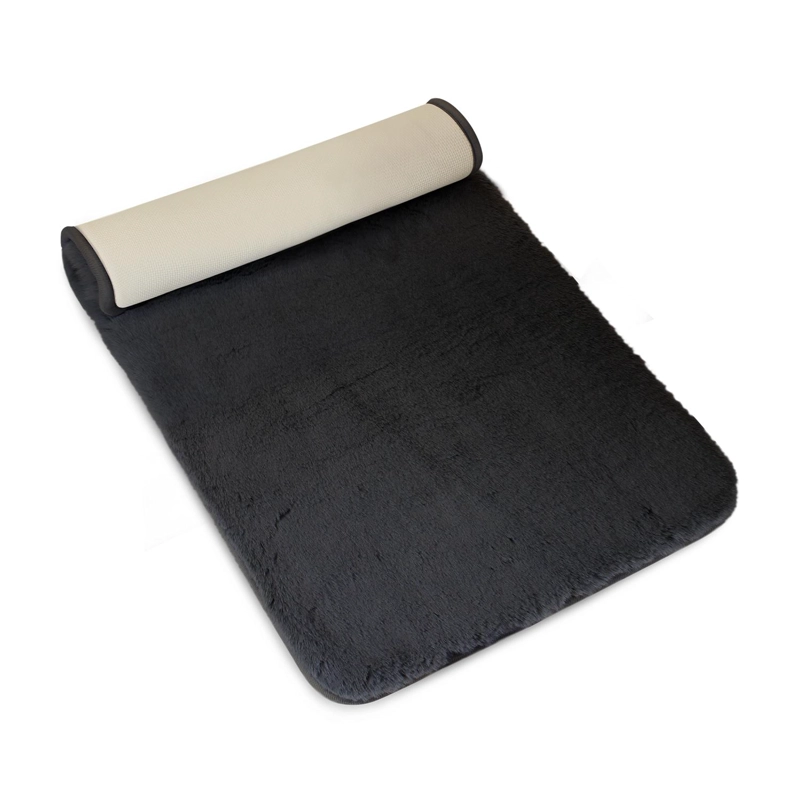 ALFOMBRA DE BAÑO NAUTICA ULTRA SUAVE 50X80CM GRIS OSCURO - 4