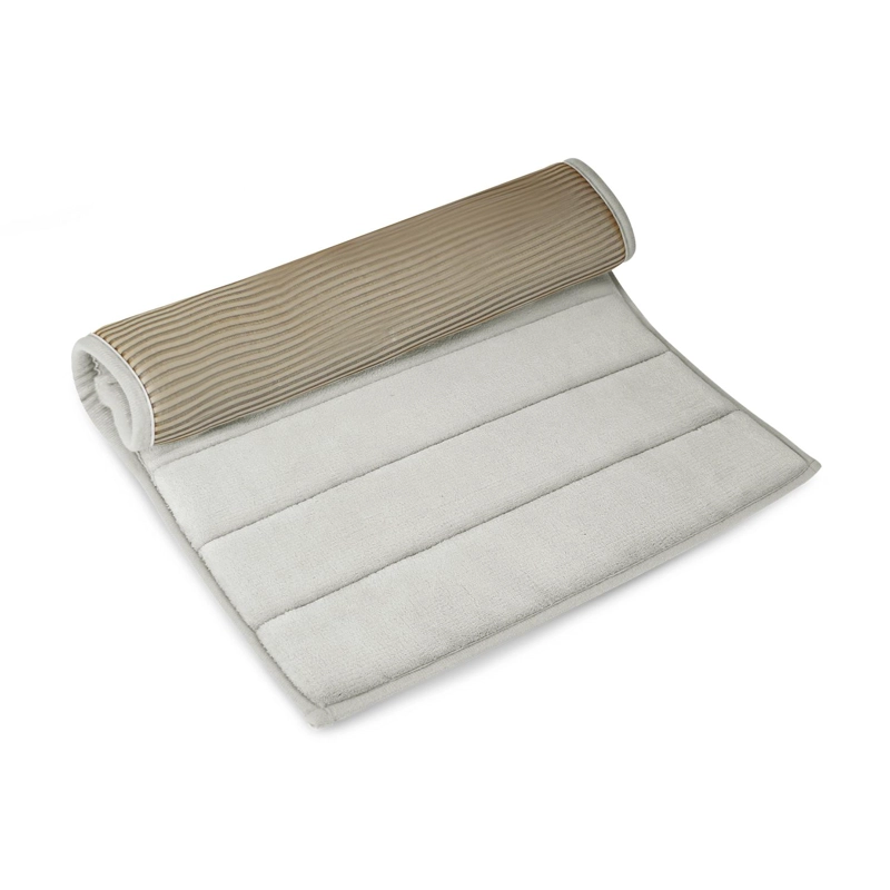 ALFOMBRA DE BAÑO NAUTICA 50X80CM CORALINA ULTRA SUAVE GRIS - 3