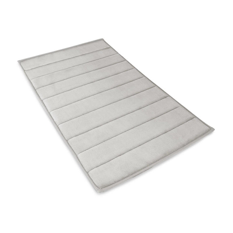 ALFOMBRA DE BAÑO NAUTICA 50X80CM CORALINA ULTRA SUAVE GRIS - 5