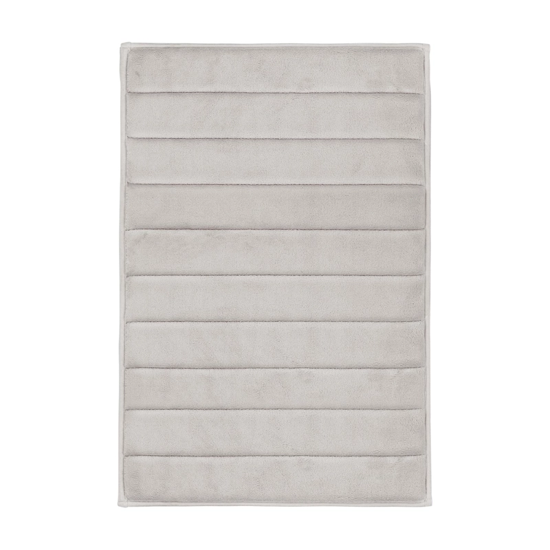 ALFOMBRA DE BAÑO NAUTICA 50X80CM CORALINA ULTRA SUAVE GRIS - 6
