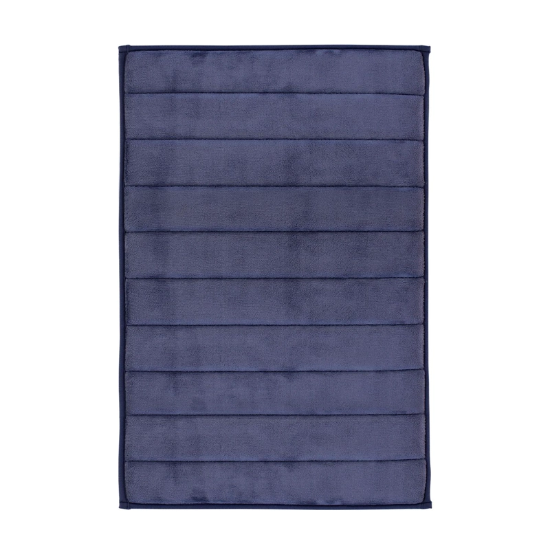 ALFOMBRA DE BAÑO NAUTICA 50X80CM CORALINA ULTRA SUAVE AZUL - 6