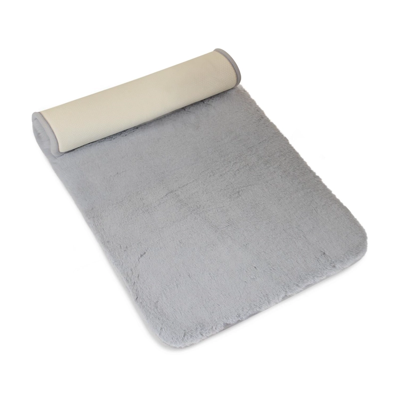 ALFOMBRA DE BAÑO NAUTICA ULTRA SUAVE 50X80CM GRIS CLARO - 3