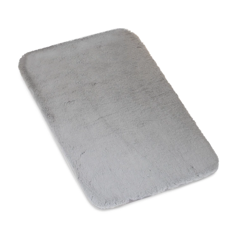 ALFOMBRA DE BAÑO NAUTICA ULTRA SUAVE 50X80CM GRIS CLARO - 5