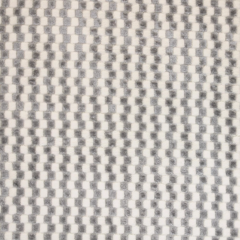 ALFOMBRA DE BAÑO MEMORY FOAM 50X80 CM CUADROS SILVER - 6