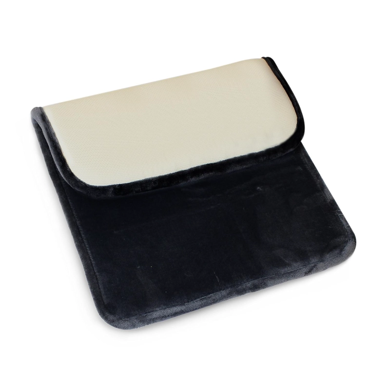 ALFOMBRA DE BAÑO NAUTICA FLANNEL 40X60CM ANTIDESLIZANTE GRIS OSCURO - 4