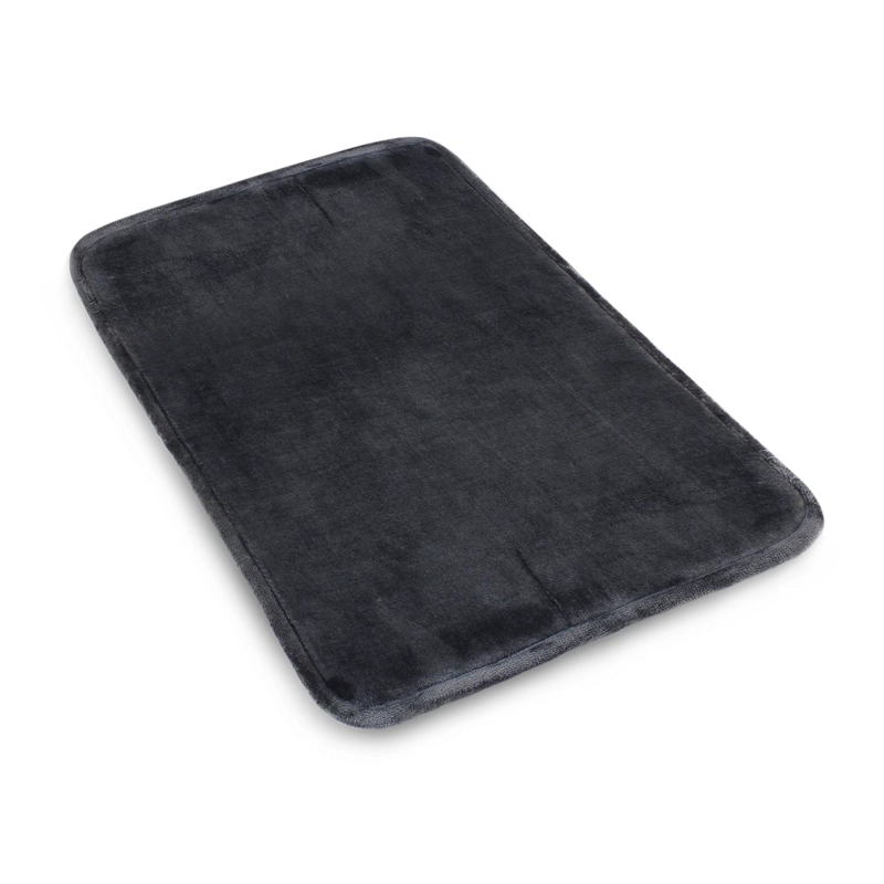 ALFOMBRA DE BAÑO NAUTICA FLANNEL 40X60CM ANTIDESLIZANTE GRIS OSCURO - 6
