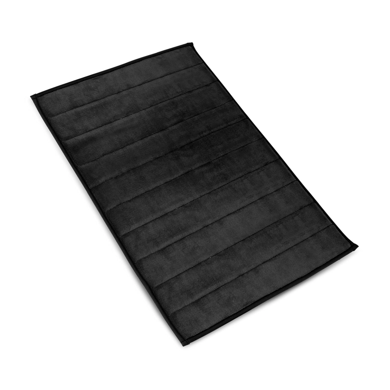 ALFOMBRA DE BAÑO NAUTICA 50X80CM CORALINA ULTRA SUAVE NEGRO - 5