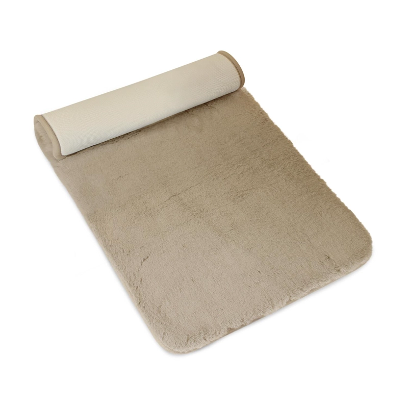 ALFOMBRA DE BAÑO NAUTICA ULTRA SUAVE 50X80CM BEIGE - 3