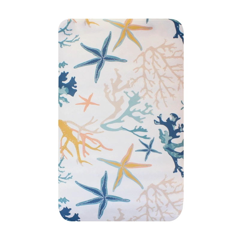 ALFOMBRA DE BAÑO NAUTICA PVC ANTIDESLIZANTE 39X69CM CORALES DE MAR - 2