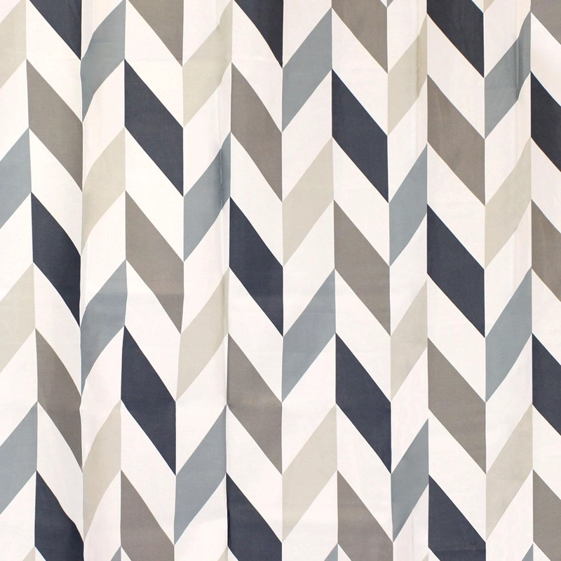 CORTINA PARA BAÑO NAUTICA POLIE STER 180X180CM DISEÑO MULTICOLOR - 3