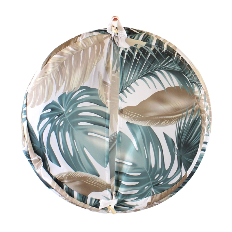CESTO PARA ROPA PLEGABLE NAUTICA 42X55CM HOJAS TROPICALES - 6