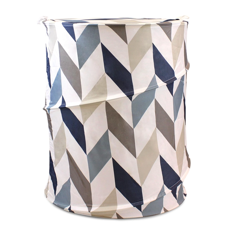 CESTO PARA ROPA PLEGABLE NAUTICA 42X55CM MULTICOLOR - 2