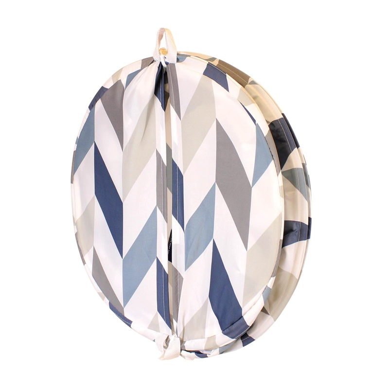 CESTO PARA ROPA PLEGABLE NAUTICA 42X55CM MULTICOLOR - 5