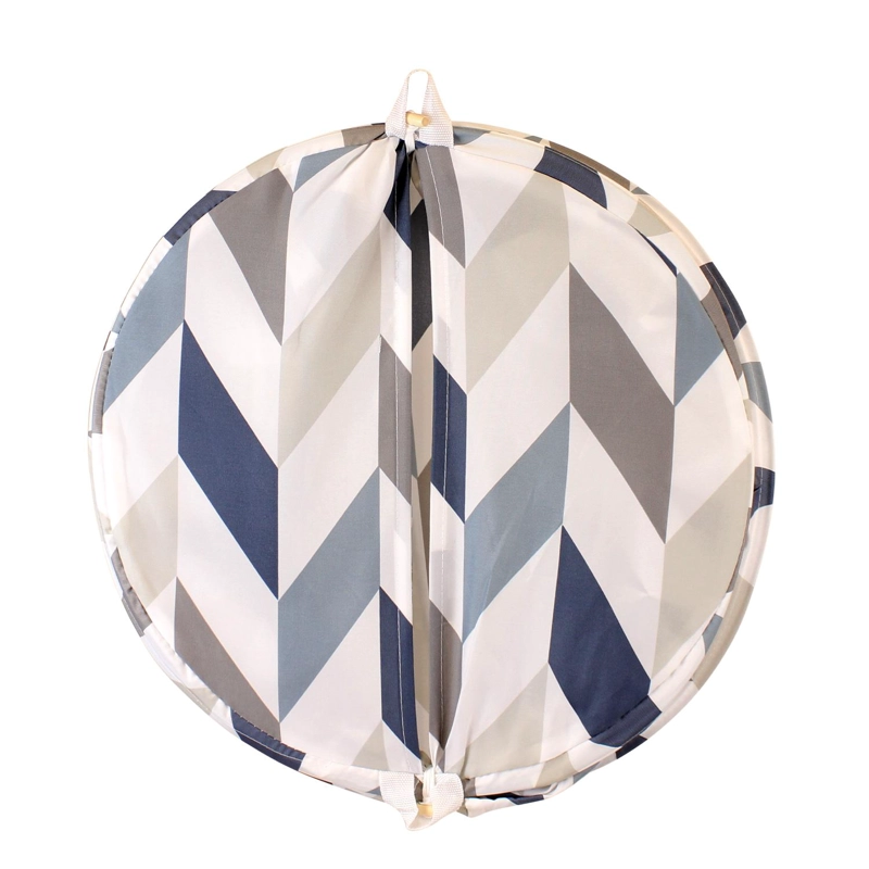 CESTO PARA ROPA PLEGABLE NAUTICA 42X55CM MULTICOLOR - 6