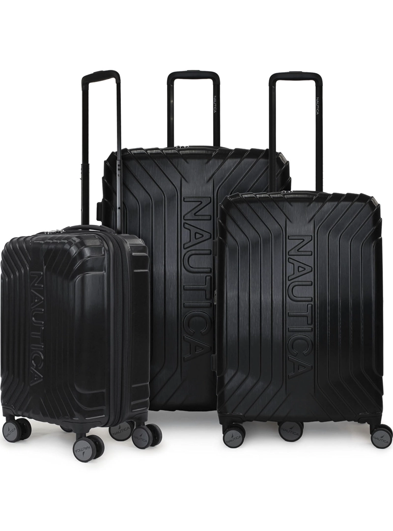 SET DE 3 MALETAS SAN BLAS S+M+L NAUTICA NEGRO - 1